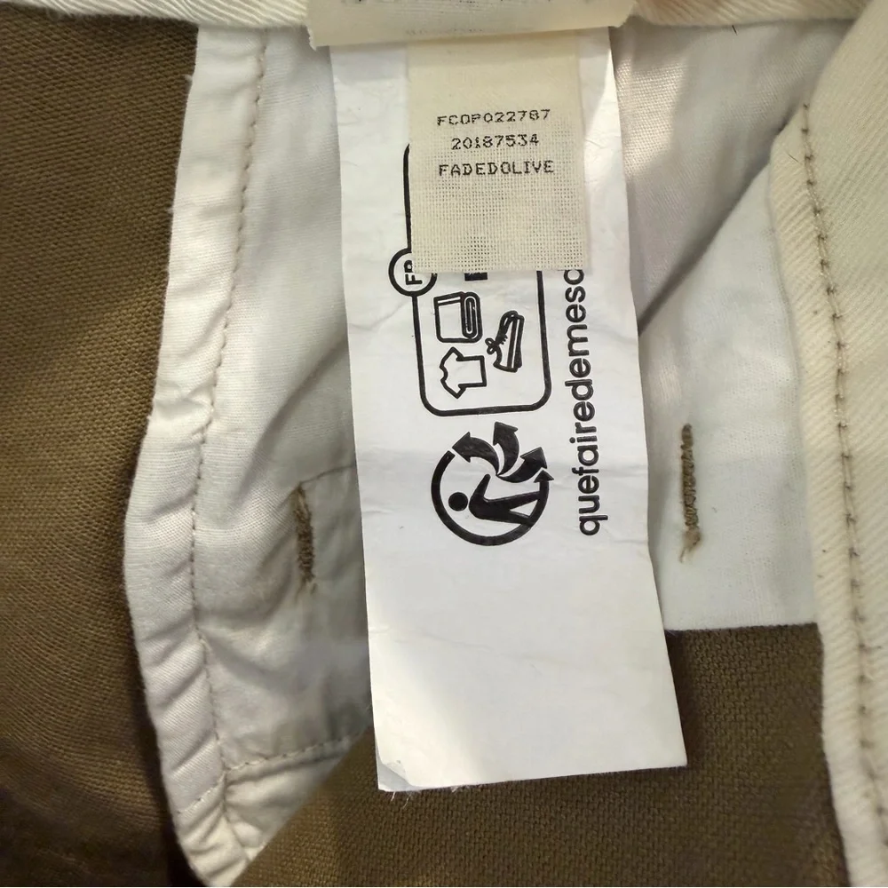 Filson Canvas Chino Pants Faded Olive Trim Fit - Picture 6 of 11